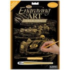 A4 Engraving Art Set: Nostalgic Race Cars image number 1
