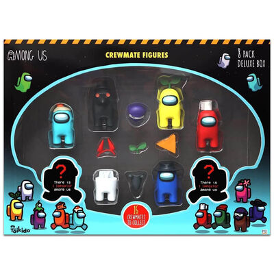 Among Us Crewmate Figures Deluxe Box: Pack of 8 image number 1