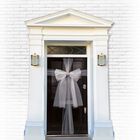 Silver Decorative Door Bow image number 2