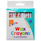 Wax Crayons: Pack of 36 image number 1