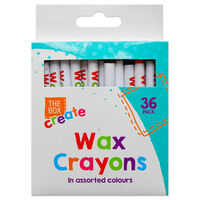 Wax Crayons: Pack of 36