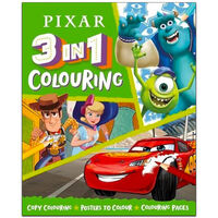 Pixar: 3 in 1 Colouring