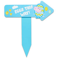 Peppa Pig Easter Wooden Stake: Assorted