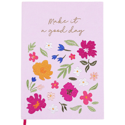 Flowers Cotton Casebound Notebook image number 1