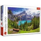 Lake Oeschinen 1500 Piece Jigsaw Puzzle image number 1