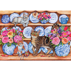 Cats on the Dresser 1000 Piece Jigsaw Puzzle image number 2