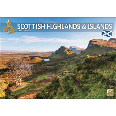 Scottish Highlands and Islands 2020 A4 Wall Calendar image number 1