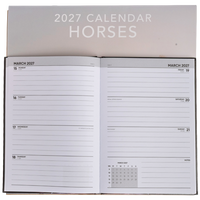 Horses Square Calendar and A5 Diary Set 2027