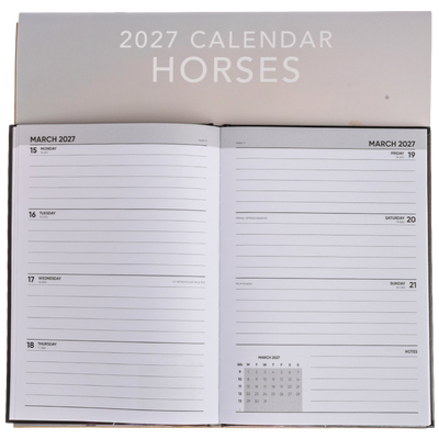 Horses Square Calendar and A5 Diary Set 2027 image number 2