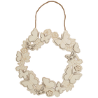 Wooden Butterfly Spring Wreath image number 1
