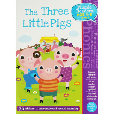 The Three Little Pigs: Phonic Level 1 image number 1