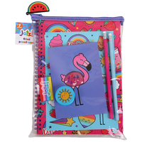Jotz! Filled Notebook Case Set: Flamingo