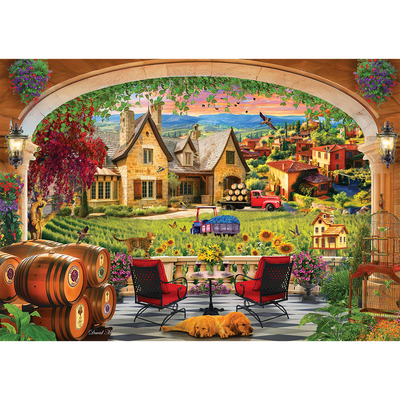 The Winery 1000 Piece Jigsaw Puzzle image number 2