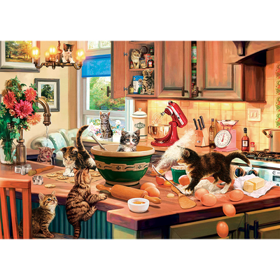 Kitchen Chaos 500 Piece Jigsaw Puzzle image number 2