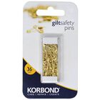 Korbond Gilt Safety Pins: Pack of 36 image number 1
