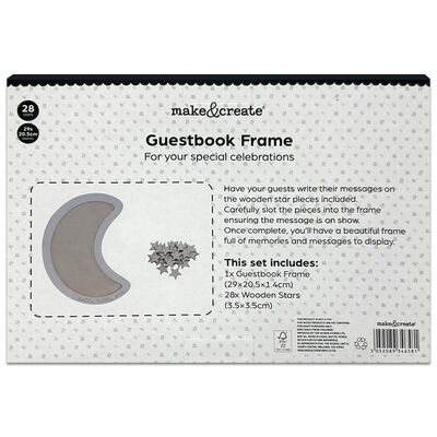 Guestbook Frame: Moon & Stars image number 2