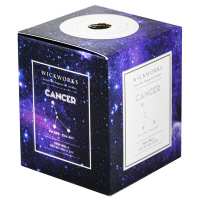 Zodiac Collection Cancer Fresh Vanilla Candle image number 1