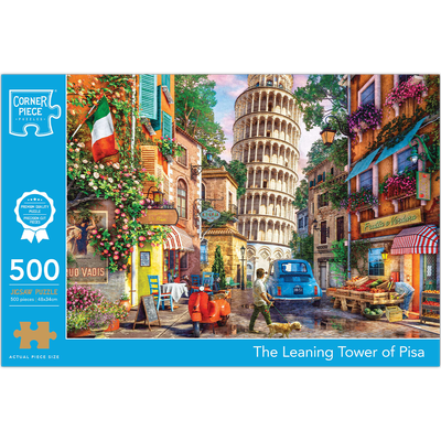 The Leaning Tower of Pisa 500 Piece Jigsaw Puzzle image number 1