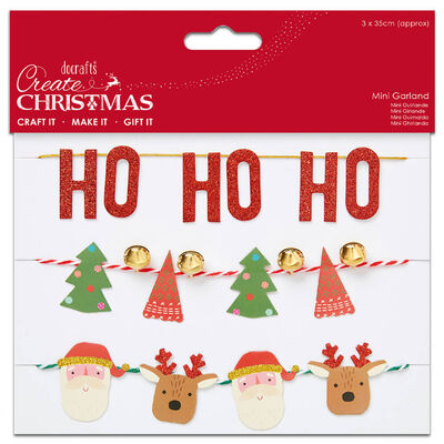 Christmas Ho Ho Ho Mini Garlands image number 1