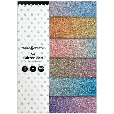 A4 Glitter Pad: Ombre image number 1