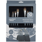 Crawford & Black Paint Brush Set: Pack of 10 image number 1