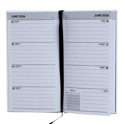 2026 Mono Hearts Week to View Slim Casebound Diary image number 2