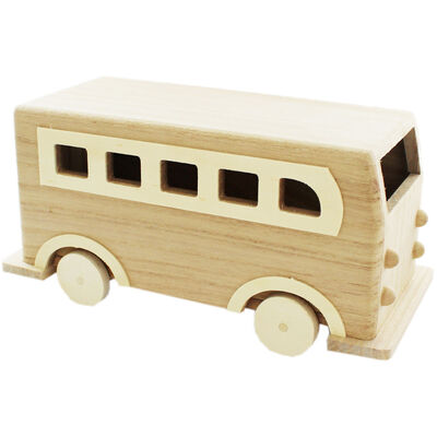 Decorate Your Own Wooden Bus image number 1
