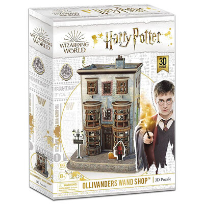 Harry Potter 3D Diagon Alley Jigsaw Puzzle: Olivanders Wand Shop image number 1