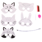 Colour Your Own Woodland Masks image number 2