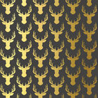 Golden Stags Decoupage Papers - 3 Sheets image number 2