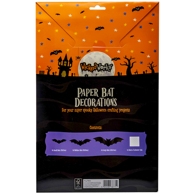 Halloween Paper Bat Decorations: Pack of 20 image number 3