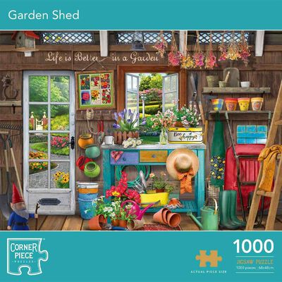 Garden Shed 1000 Piece Jigsaw Puzzle image number 1