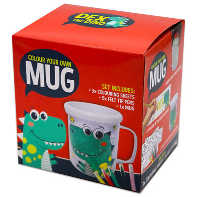 DEX the Dino Colour Your Own Mug image number 1