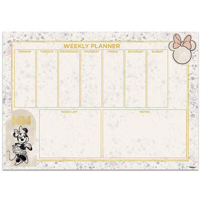 A4 Minnie Mouse Weekly Desk Planner image number 1