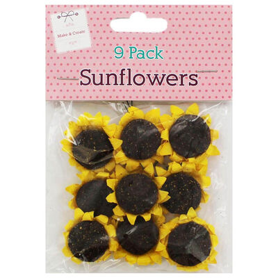 Wired Sunflowers: Pack of 9 image number 1