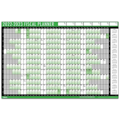 Fiscal Wall Planner with Pen and Adhesive Dots 2022/23 image number 1