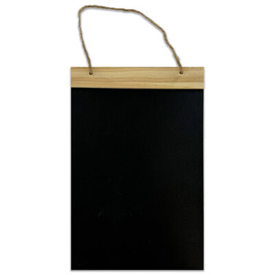 Wooden Hanging Chalkboard image number 1
