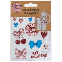 Cherry Love Mixed Transfers Stickers
