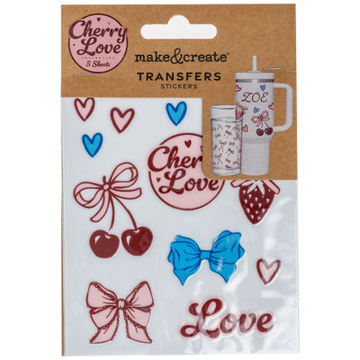 Cherry Love Mixed Transfers Stickers image number 2