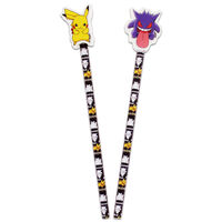 Pokemon Pencils with Eraser Toppers: Pack of 2