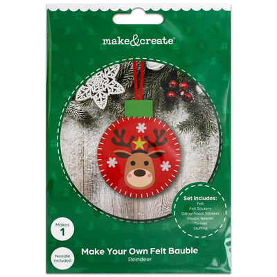 Christmas Felt Sewing Kit: Reindeer image number 1