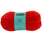 Robin Chunky: Red Yarn 100g image number 1