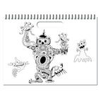 Monsters Doodle Colouring Book image number 2