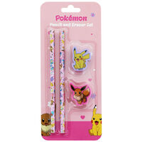 Pokemon Bestie Pencils with Eraser Toppers: Pack of 2