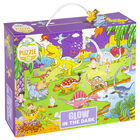Dino Glow in the Dark 150 Piece Puzzle image number 1