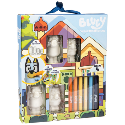 Bluey Colour in Squishems: Pack of 4 image number 1