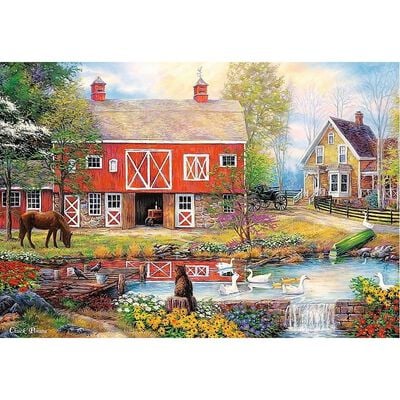 Rural Life 2000 Piece Jigsaw Puzzle image number 2