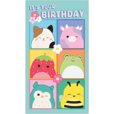Squishmallows Birthday Card image number 1