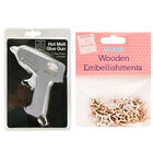 Decorate Your Own Rectangle Natural Wooden Box: 30 x 20 x 13cm Bundle image number 4