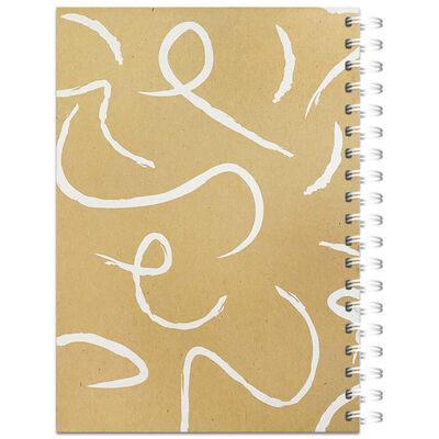 B5 Kraft Squiggle 2022-2023 Day to View Academic Diary image number 3